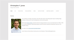 Desktop Screenshot of christopherfjones.com