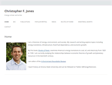 Tablet Screenshot of christopherfjones.com